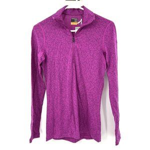 NWT Icebreaker Merino 200 Oasis Half Zip Baselayer Top Size Small Amore $115